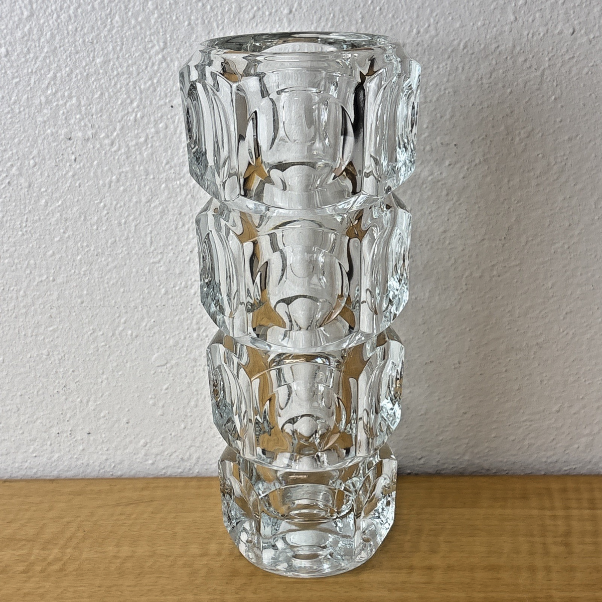 レア チェコ SKLO UNION ヴィンテージ Candle Wax Vase ガラス