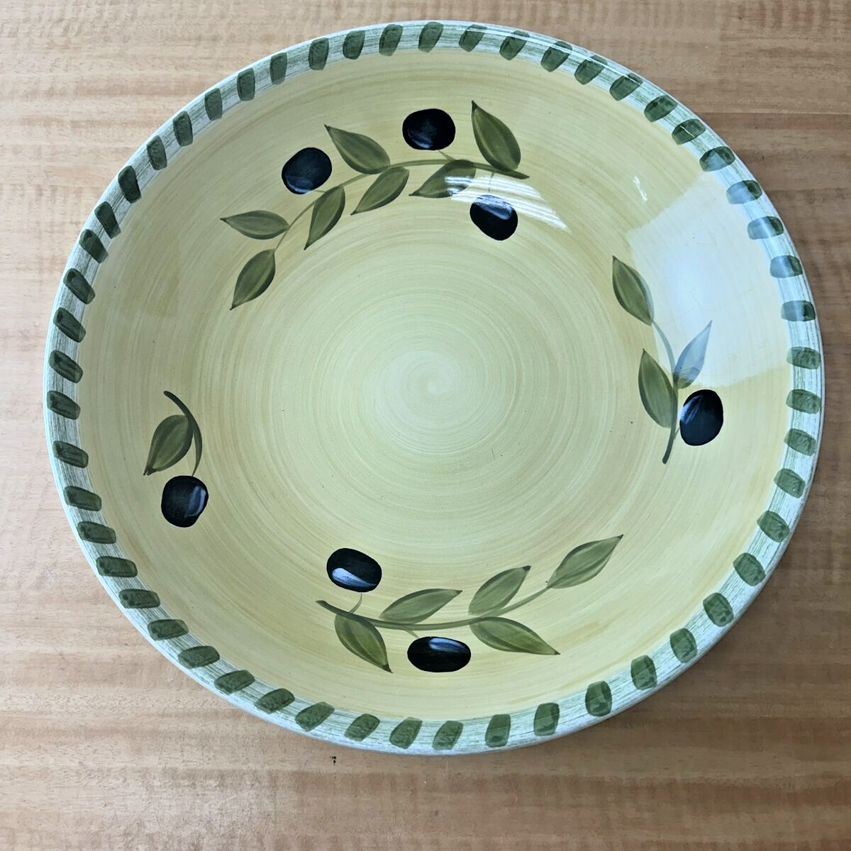 Williams Sonoma Ceramiche Arianna Olive Theme Pitcher