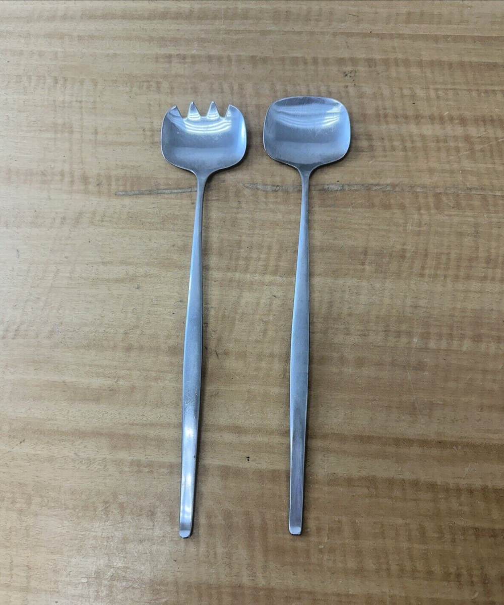 WMF Cromargan Germany Salad Servers Stainless - 12