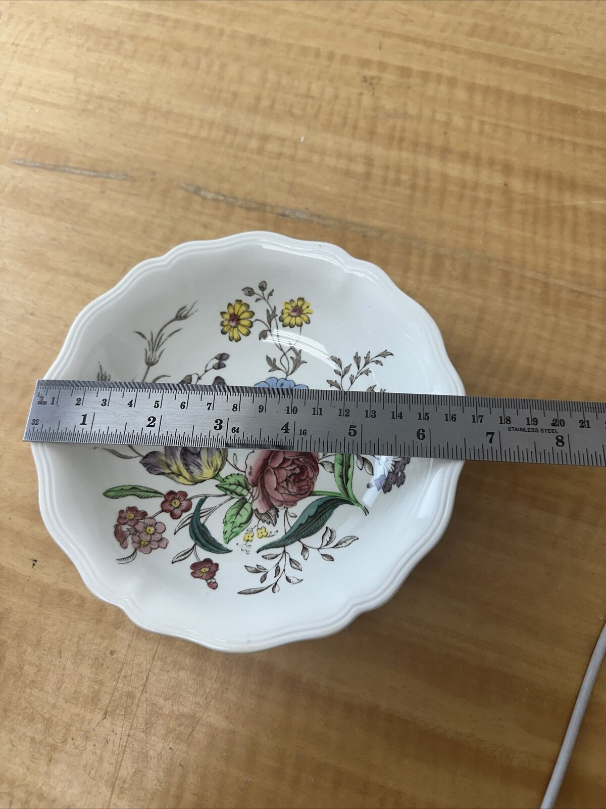 VINTAGE COPELAND SPODE GAINSBOROUGH COUPE CEREAL BOWL(3)~6 1/4