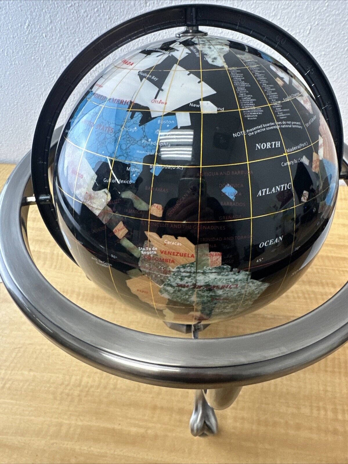 サボテン Hybrid globe 2023 Barbados Bright Marble 3 oz Silver Spherical Enamelled Coin