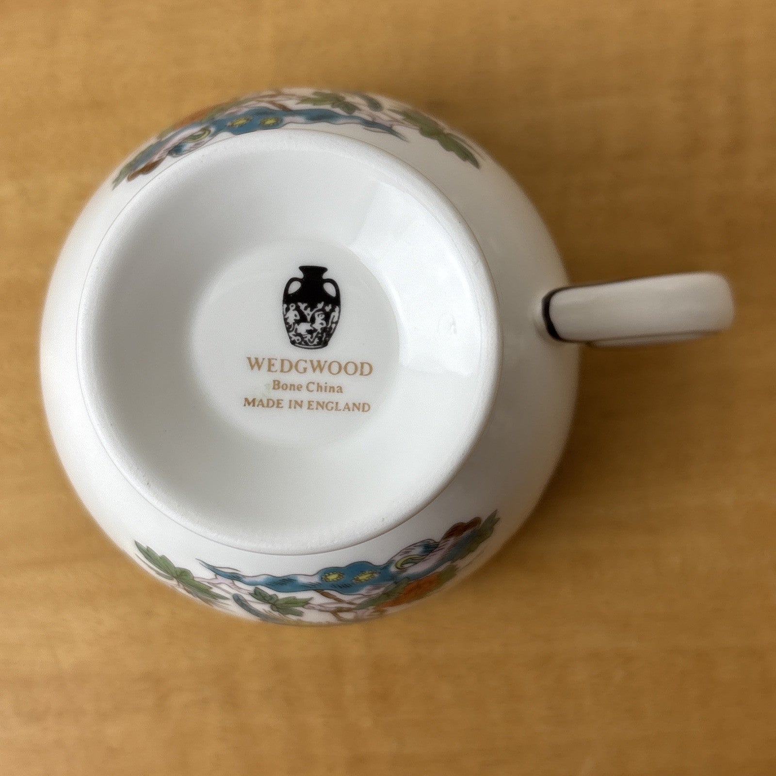 Wedgwood KUTANI CRANE , Tea Cup & Saucer , Bone China ( 12