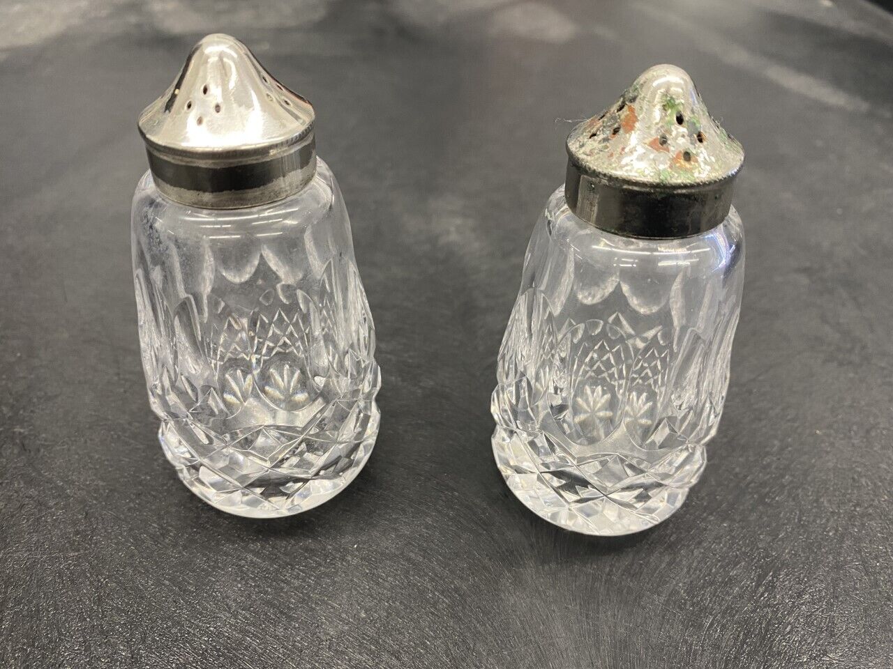 Waterford Salt and Pepper Shaker store set